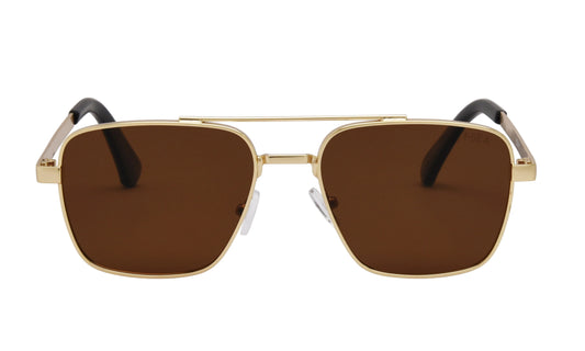 I-Sea Brooks Sunglasses Gold / Brown