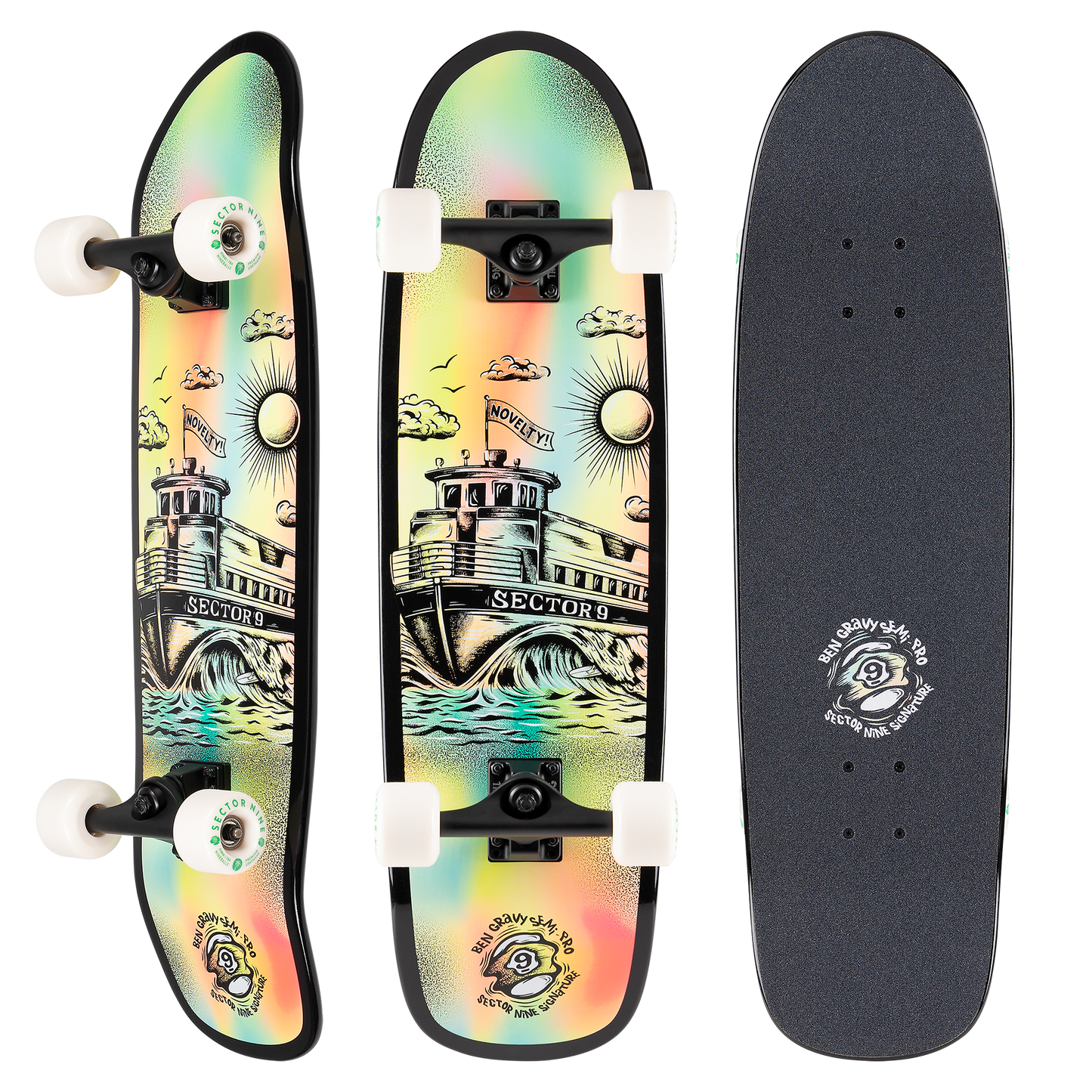 SECTOR 9 GRAVY SEMI-PRO COMPLETE SKATEBOARD- 31.5"