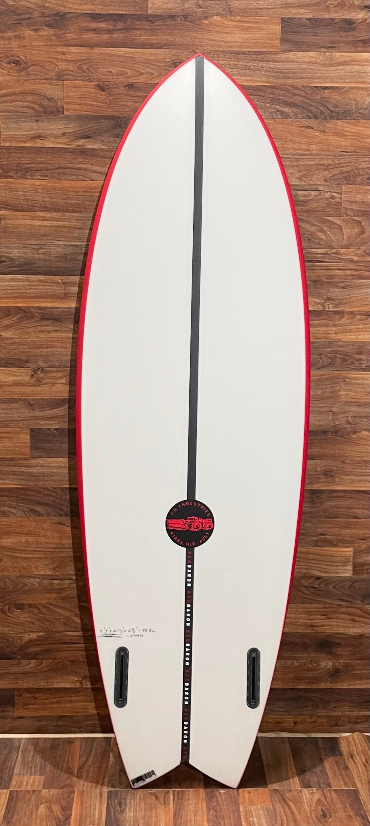 JS RED BARON 5'9" SURFBOARD