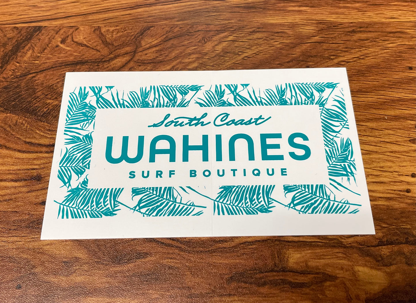 South Coast Wahines Boutique Sticker