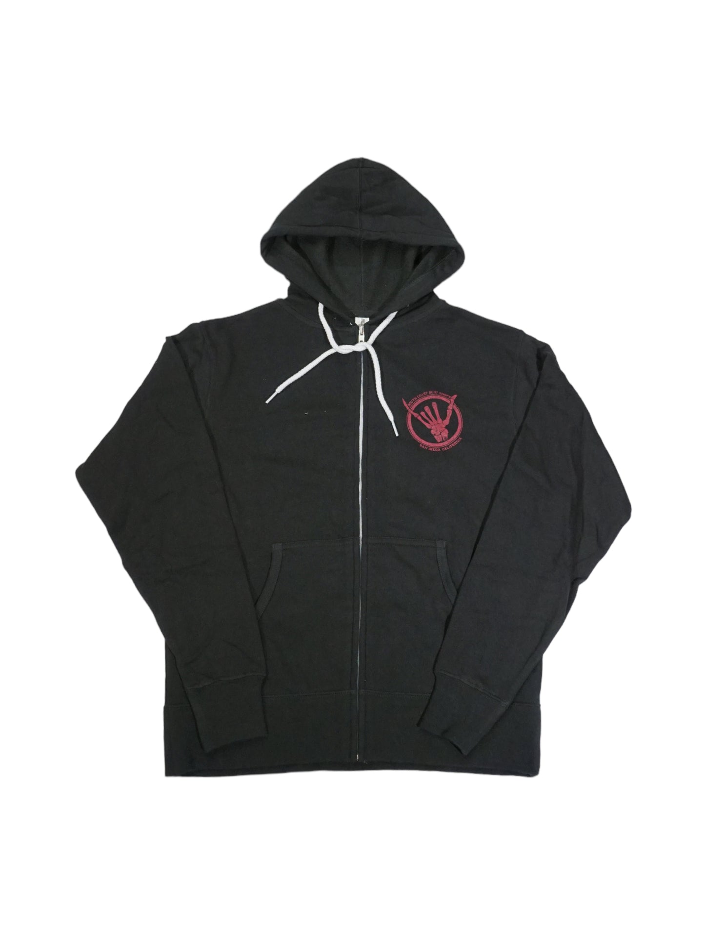 South Coast Womens Shaka Bones Zip Hoodie