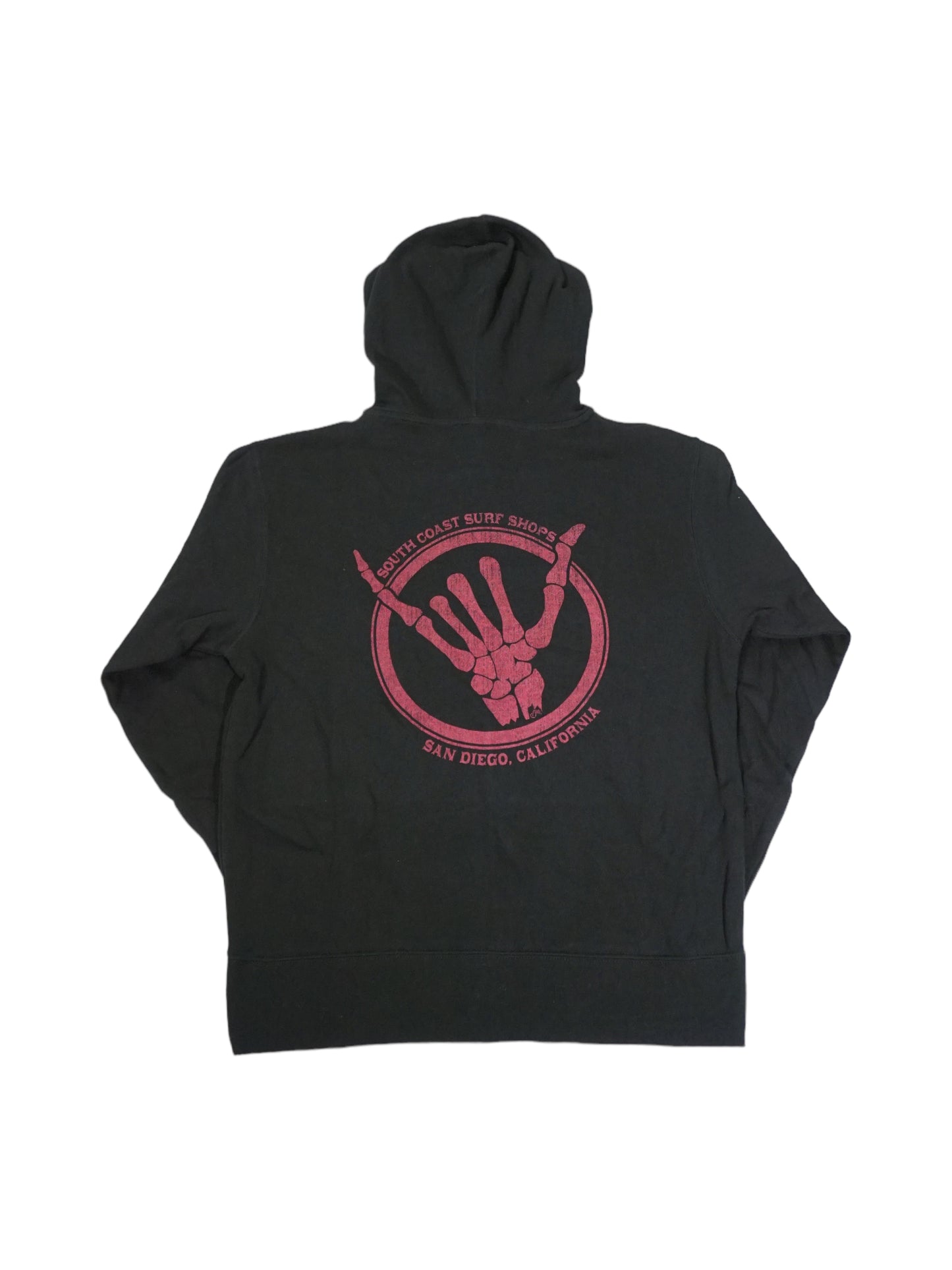 South Coast Womens Shaka Bones Zip Hoodie