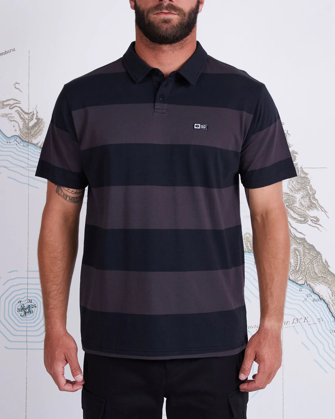 SALTY CREW MENS DIVER DOWN POLO