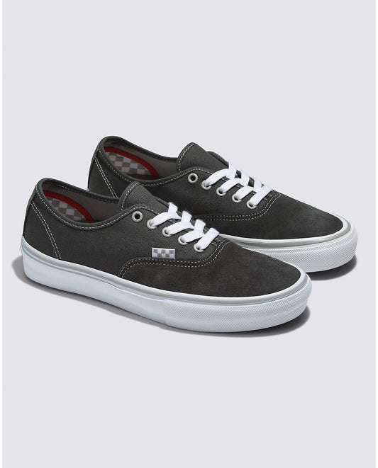 Vans Mens Skate Authentic Shoes Grey