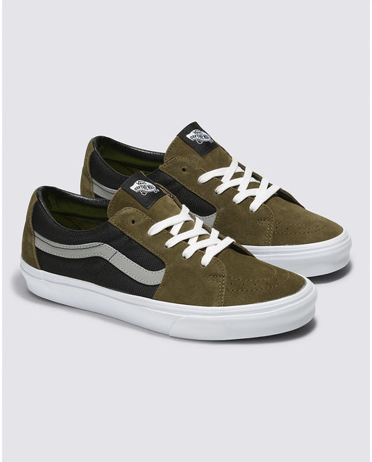Vans Mens Sk8-Low Shoes Olive