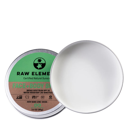 RAW ELEMENTS 30 SPF FACE AND BODY TIN