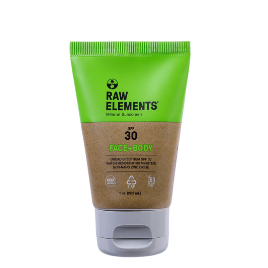 RAW ELEMENTS SPF 30 NATURAL TRAVEL SUNSCREEN LOTION