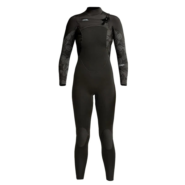 Xcel Womens 4/3Mm Comp X Chest Zip Wetsuit