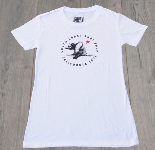 South Coast Womens Bear On Board T-Shirt