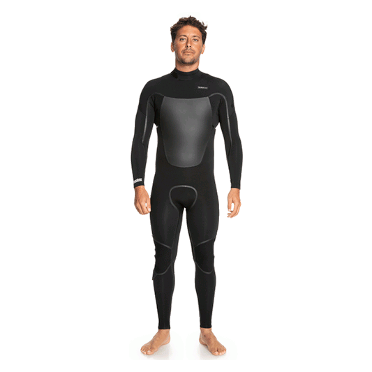 Quiksilver Mens Session 4/3mm Back Zip Wetsuit