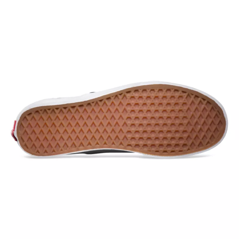 VANS WOMENS CLASSIC SLIP BLACK CHECKERBOARD SHOES