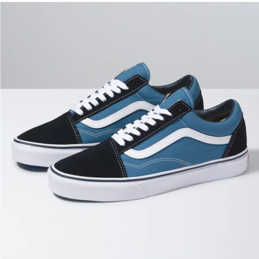 Vans Mens Old Skool Navy/White Shoes