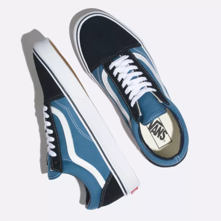 Vans Mens Old Skool Navy/White Shoes