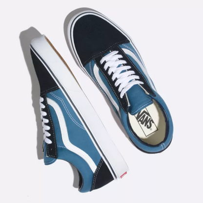 Vans Mens Old Skool Navy/White Shoes