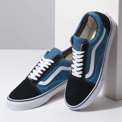 Vans Mens Old Skool Navy/White Shoes