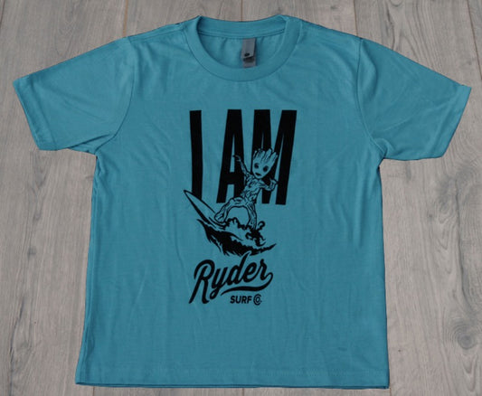 RYDER KIDS GROOT T-SHIRT TURQUOISE