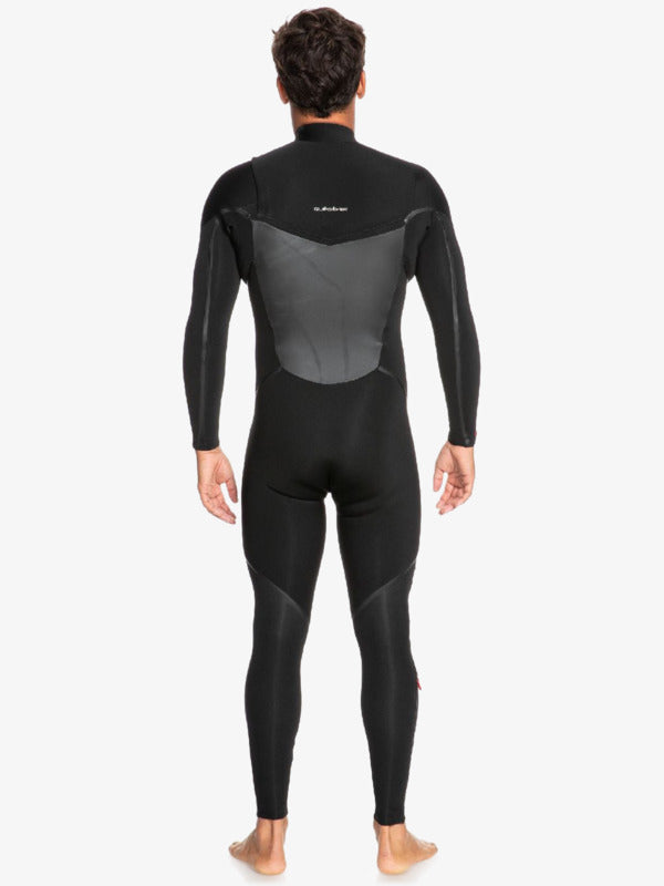 Quiksilver Mens Marathon Sessions 3/2mm Chest Zip Wetsuit