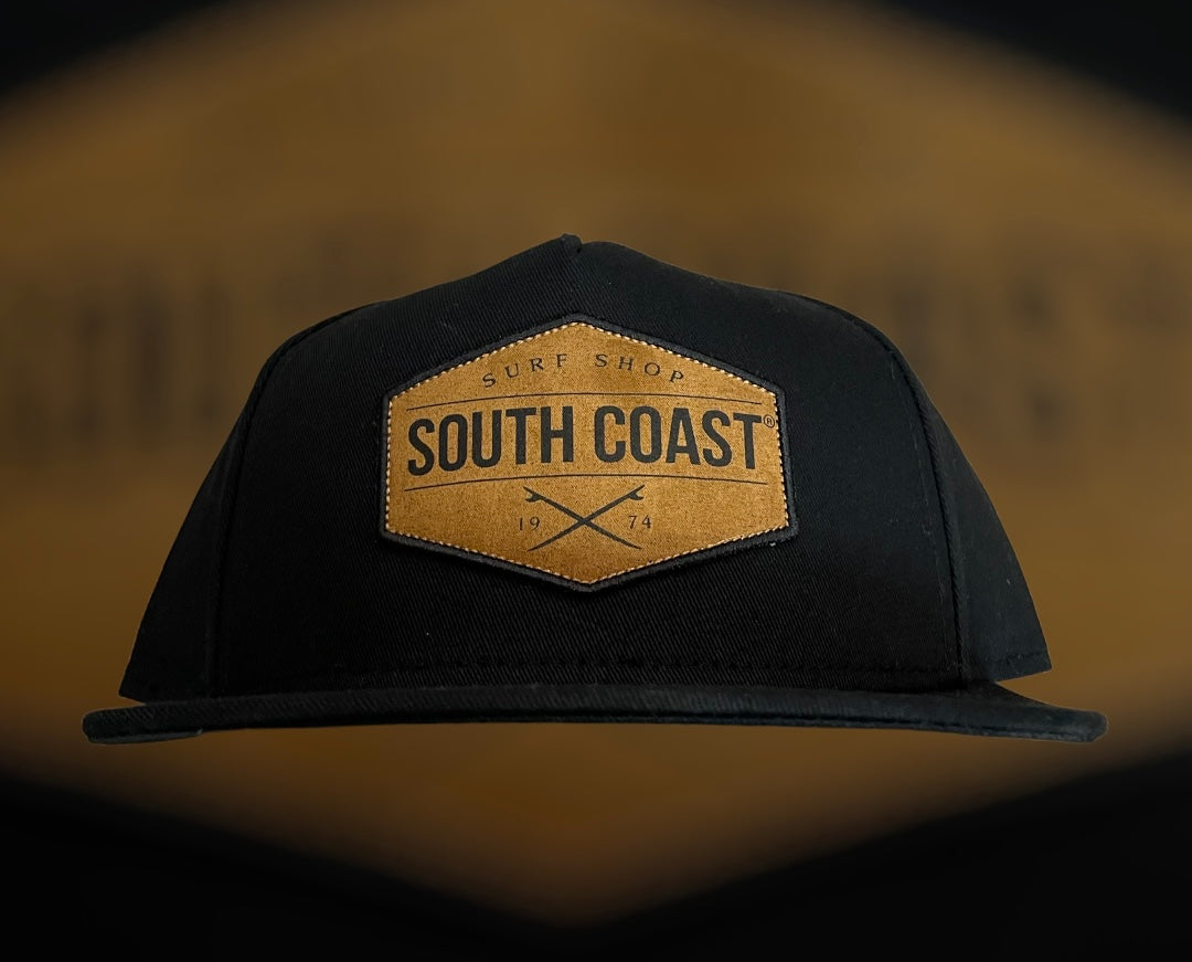 SOUTH COST ADULT SUEDE PATCH HAT BLACK