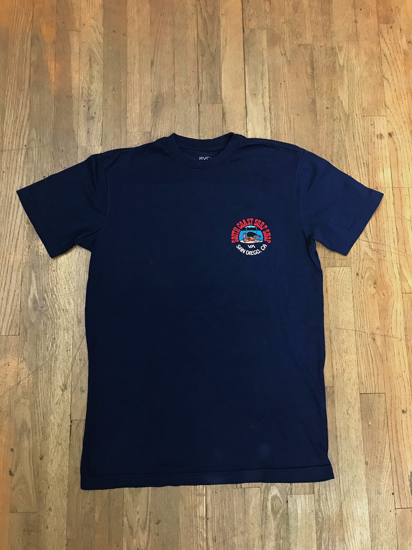 South Coast X Rvca Scss Pipeline T-Shirt Navy