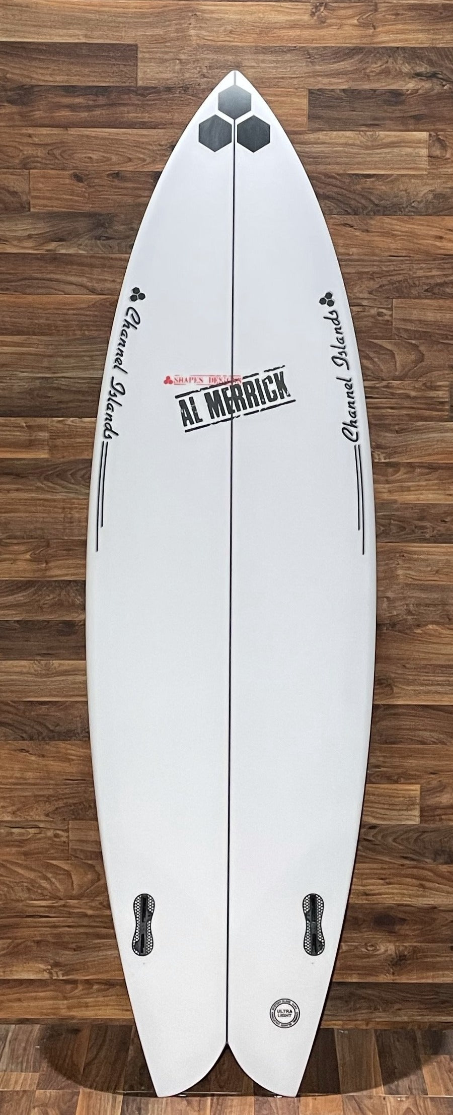 CHANNEL ISLANDS FISH BEARD SURFBOARD 6’0