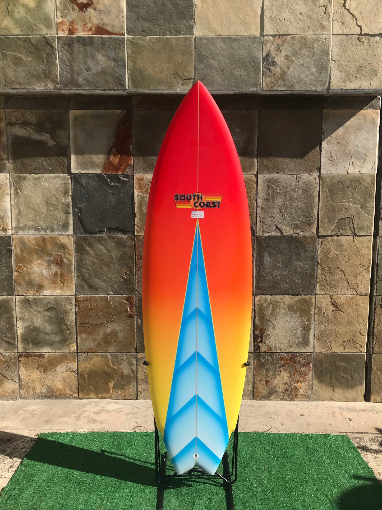 SOUTH COAST 72 REWIND TWIN FIN SURFBOARD 6'0”