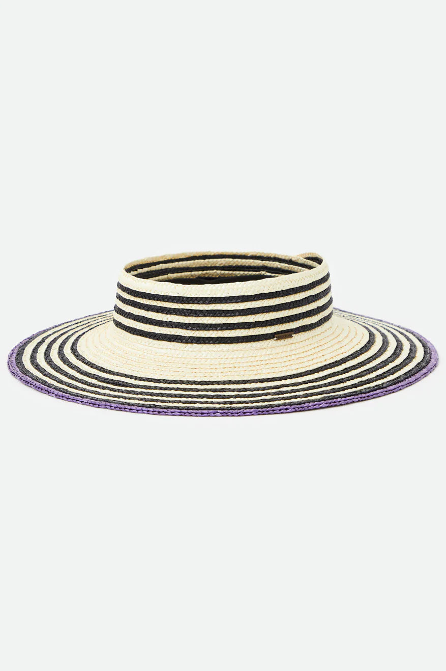 Brixton Womens Joanna Visor Straw Hat