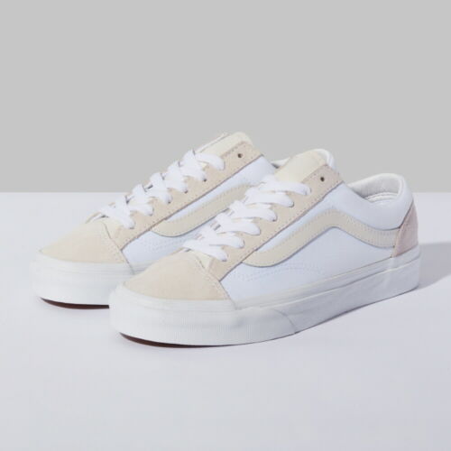 VANS WOMENS STYLE 36 WHITE SHOES
