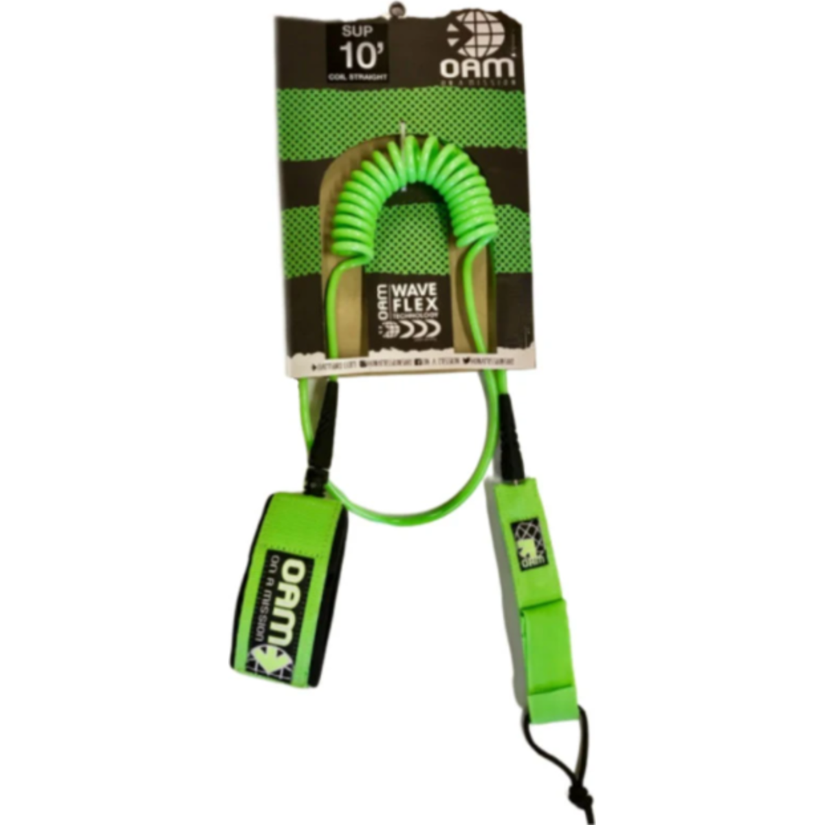 10' Straight Coil SUP Leash